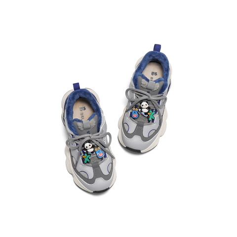 百丽时尚撞色厚底老爹鞋女童2025冬新商场同款童趣休闲鞋50603D85