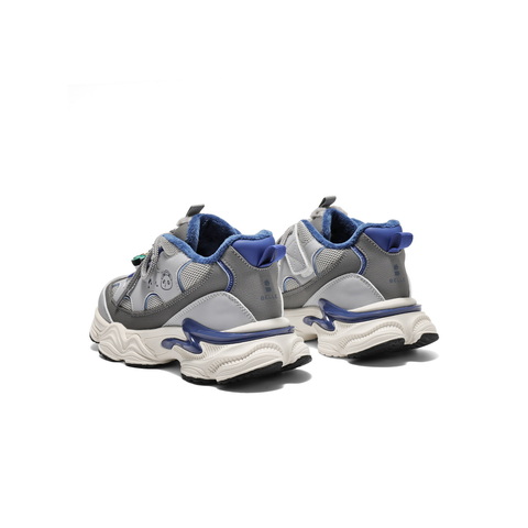 百丽时尚撞色厚底老爹鞋女童2025冬新商场同款童趣休闲鞋50603D85