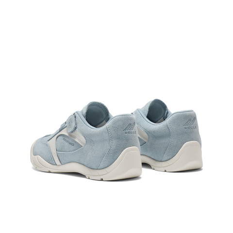 百丽清爽撞色小白鞋女2025秋新便捷魔术贴舒适休闲鞋3RTB1CM5