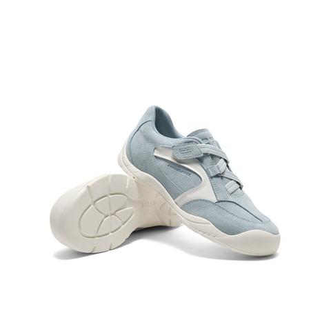 百丽清爽撞色小白鞋女2025秋新便捷魔术贴舒适休闲鞋3RTB1CM5