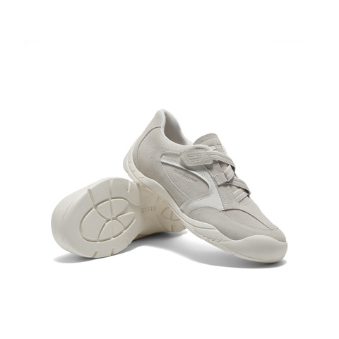 百丽清爽撞色小白鞋女2025秋新便捷魔术贴舒适休闲鞋3RTB1CM5