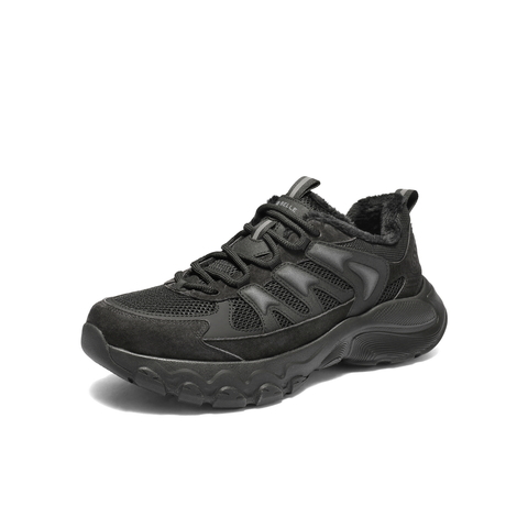 百丽厚底增高休闲鞋男鞋2025新款秋季户外潮搭老爹鞋加绒A2198CM5