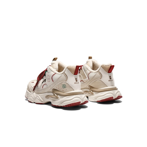 百丽时尚撞色厚底老爹鞋女童2025冬新商场同款童趣休闲鞋50603D85