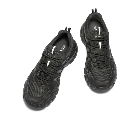 百丽厚底增高休闲鞋男鞋2025新款秋季户外潮搭舒适老爹鞋A2198CM5