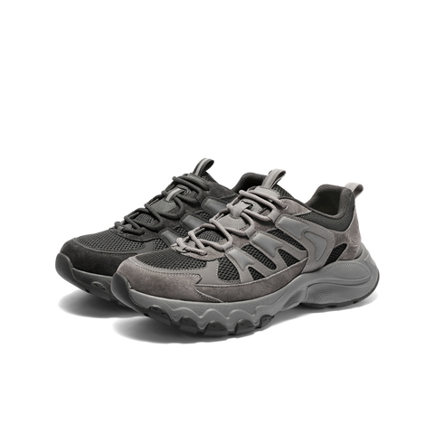 百丽厚底增高休闲鞋男鞋2025新款秋季户外潮搭舒适老爹鞋A2198CM5