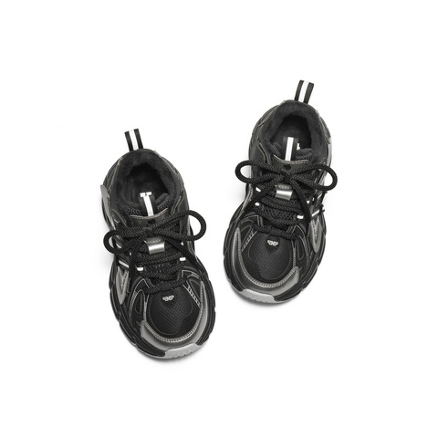 百丽撞色拼接老爹鞋童鞋2025冬新商场同款厚底运动休闲鞋V5155D85