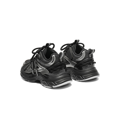 百丽撞色拼接老爹鞋童鞋2025冬新商场同款厚底运动休闲鞋V5155D85