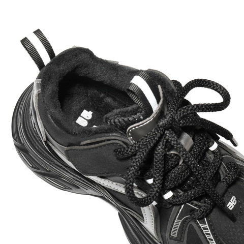 百丽撞色拼接老爹鞋童鞋2025冬新商场同款厚底运动休闲鞋V5155D85