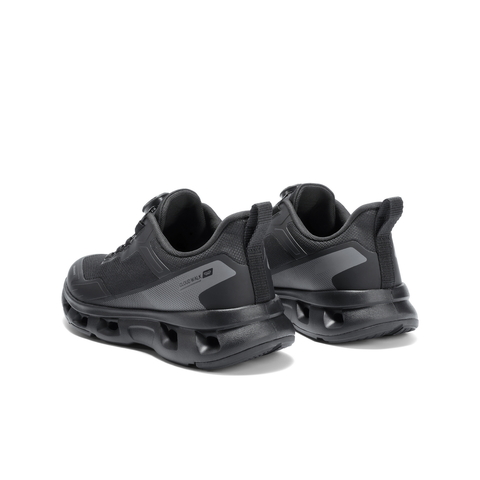 百丽户外休闲健步鞋男2025新秋旋钮扣镂空厚底跑步运动鞋A2208CM5