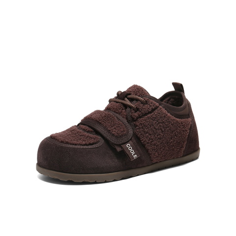 百丽可爱治愈毛毛鞋女2025冬新丑萌保暖休闲鞋B3016DM5