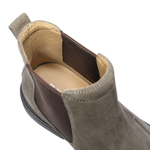 百丽时尚潮搭休闲靴男2025新款冬季户外短靴切尔西靴A2174DD5