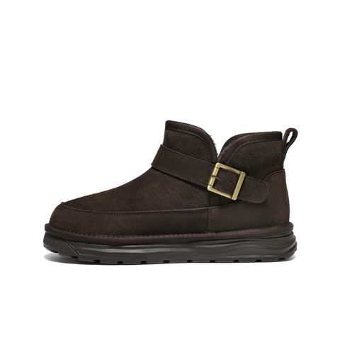 百丽户外休闲保暖雪地靴男2025新款冬季商场款棉靴东北靴8QV01DD5