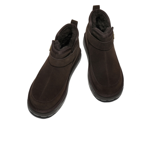 百丽户外休闲保暖雪地靴男2025新款冬季商场款棉靴东北靴8QV01DD5