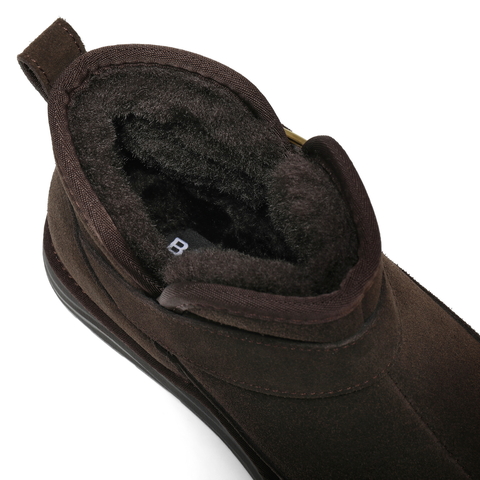 百丽户外休闲保暖雪地靴男2025新款冬季商场款棉靴东北靴8QV01DD5