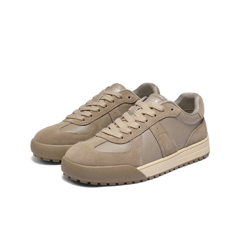 百丽复古潮搭德训鞋男2025新款冬季拼接撞色休闲板鞋A2181DM5