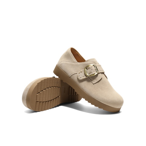 百丽简约复古勃肯鞋女2025秋新舒适薄底可两穿休闲鞋B2900CM5