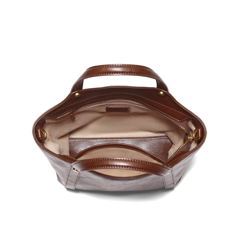 百丽包包女2025冬季新款时尚慵懒菜篮子单肩斜挎托特包X2071DX5