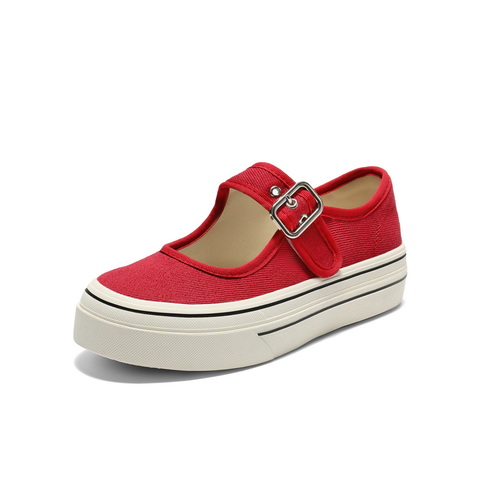 百丽时尚皮带扣休闲玛丽珍鞋女2025秋新厚底增高休闲鞋B2836CQ5