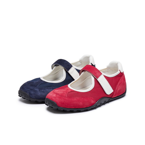 百丽时尚休闲玛丽珍鞋女2025秋新韩系魔术贴浅口休闲鞋B2815CQ5