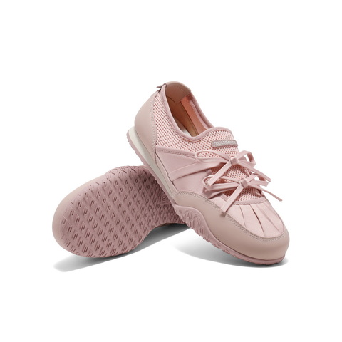 百丽芭蕾风网休闲鞋女2025夏新网面透气舒适鞋3QSB8BM5