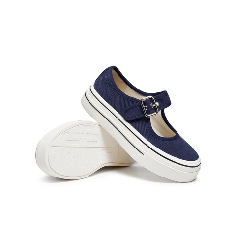 百丽时尚皮带扣休闲玛丽珍鞋女2025秋新厚底增高休闲鞋B2836CQ5