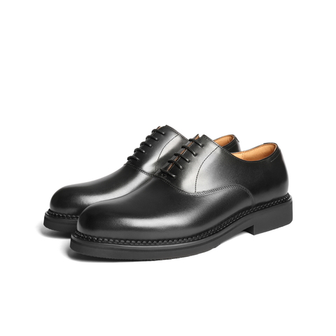 百丽英伦风牛津鞋男士2026新款春季牛皮革商务鞋正装皮鞋A2268AM6