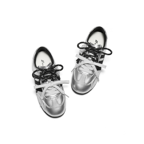 百丽撞色跑道德训鞋童鞋2026春新商场同款舒适薄底运动休闲鞋SMG37A86