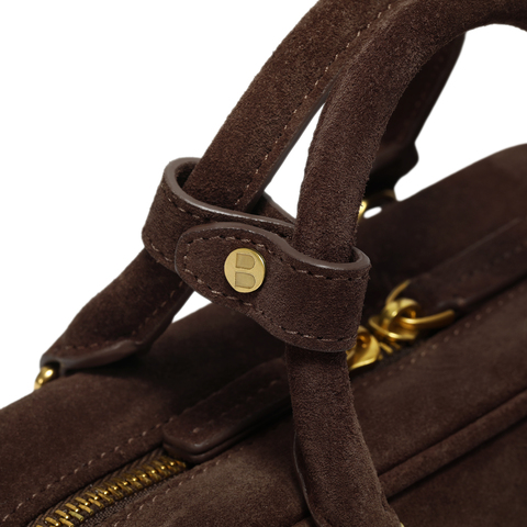 百丽包女2025冬新商场同款复古休闲单肩斜挎手提波士顿包X7471AX6