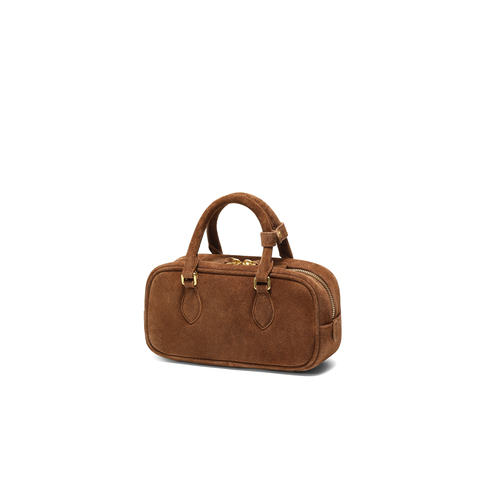 百丽包女2025冬新商场同款复古休闲单肩斜挎手提波士顿包X7471AX6