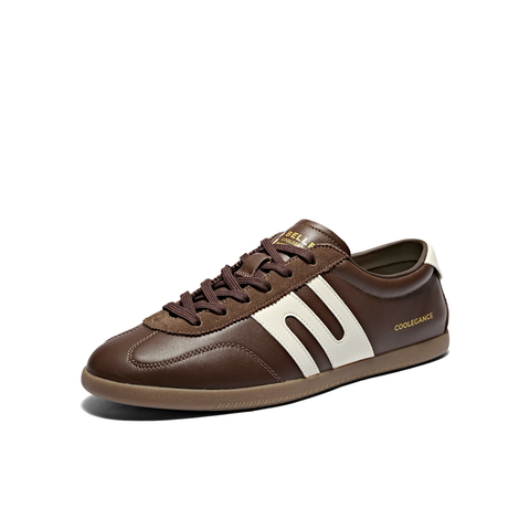 百丽时尚撞色休闲板鞋男2026新款春商场款复古潮搭德训鞋8ZE01AM6