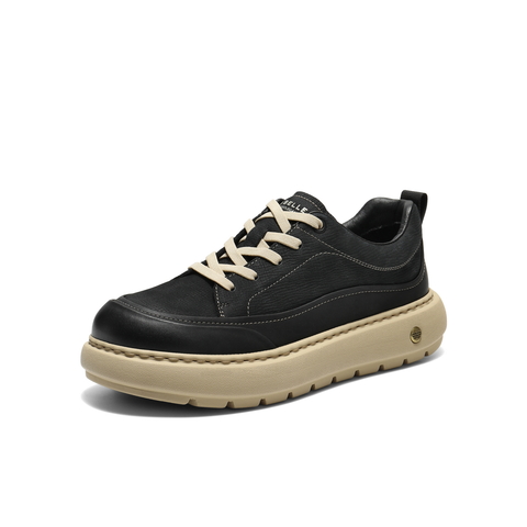 百丽复古潮搭工装鞋男2026新款春季商场同款厚底休闲板鞋8YH01AM6