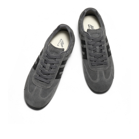 百丽跑道赛车手休闲德训鞋男25新商场同款薄底运动阿甘鞋8VC01CM5