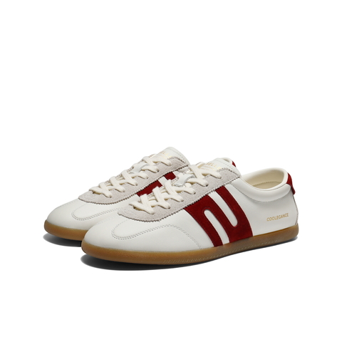 百丽时尚撞色休闲板鞋男2026新款春商场款复古潮搭德训鞋8ZE01AM6