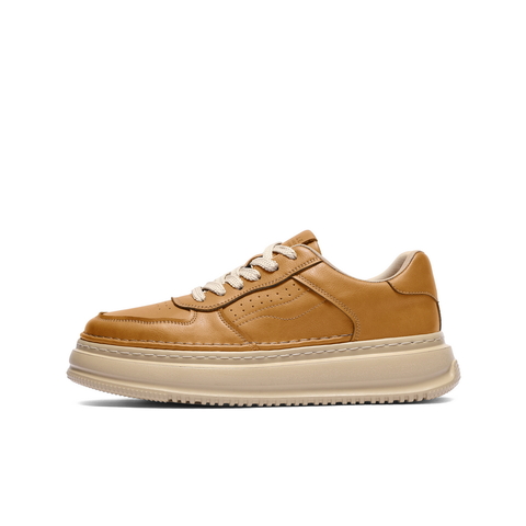 百丽厚底增高休闲板鞋男2026春新商场同款复古潮搭工装鞋8QZ01AM6