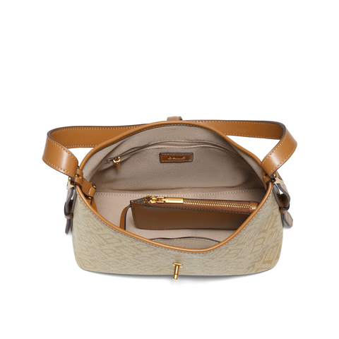 百丽包包女2024秋季新品复古通勤单肩斜挎腋下包X7023CX4