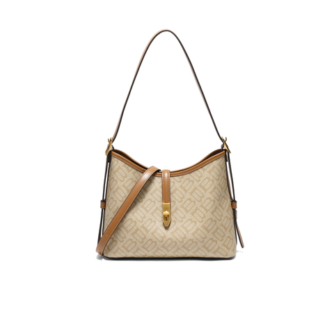 百丽包包女2024秋季新品复古通勤单肩斜挎腋下包X7023CX4