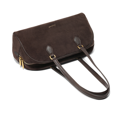 百丽包包女25冬新商场同款简约复古通勤大号单肩波士顿包BL862DX5