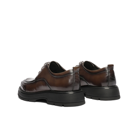 百丽厚底商务鞋男2026新款春商场款牛皮革上班鞋休闲皮鞋8ZM01AM6