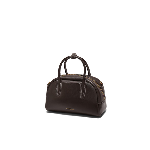 百丽包女25冬商场同款简约百搭牛皮单肩斜挎手提波士顿包BL881AX6