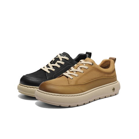 百丽厚底休闲板鞋男2026新款春季商场同款复古潮搭工装鞋8YH01AM6