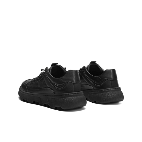 百丽厚底增高休闲鞋男鞋2026新款春季商场款套脚工装板鞋9AC01AM6