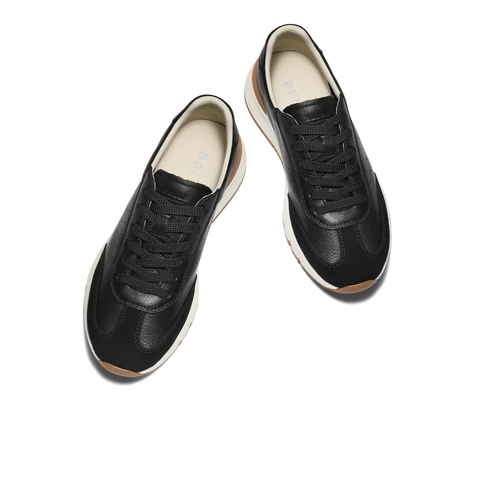 百丽厚底休闲运动鞋男2026新春季商场款德训鞋慢跑阿甘鞋8YM01AM6