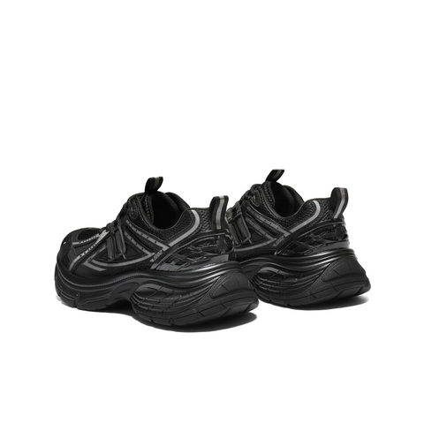 百丽蓝鲸老爹鞋男鞋2026春新复古潮搭厚底增高休闲运动鞋A2321AM6