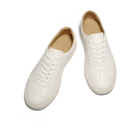 百丽青春减龄小白鞋男2026新款春季牛皮革德训鞋休闲板鞋8ZB01AM6