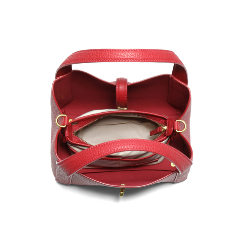 百丽包女2025冬新商场同款真皮通勤菜篮子单肩斜挎手提包BL878AX6