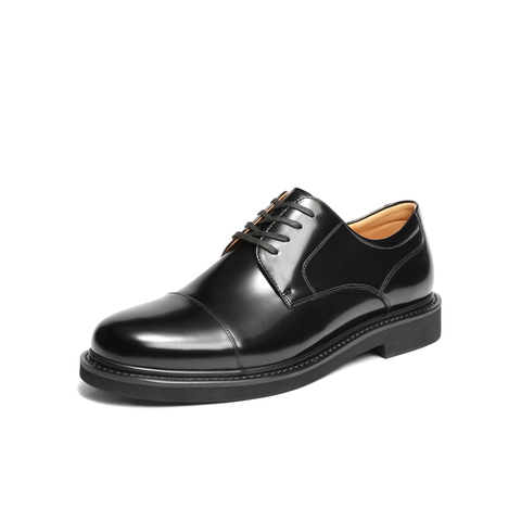 百丽三接头商务皮鞋男2026新款春商场款牛皮通勤正装皮鞋D6N06AM6