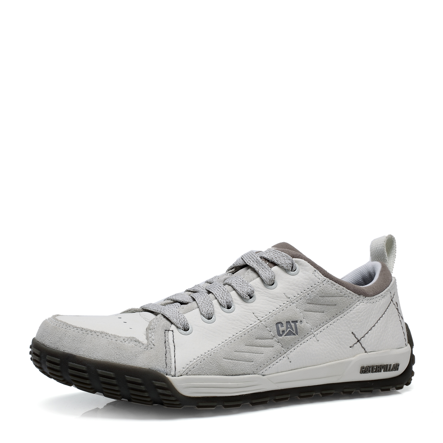 cat/卡特春夏白色牛皮男鞋p712131 常青款