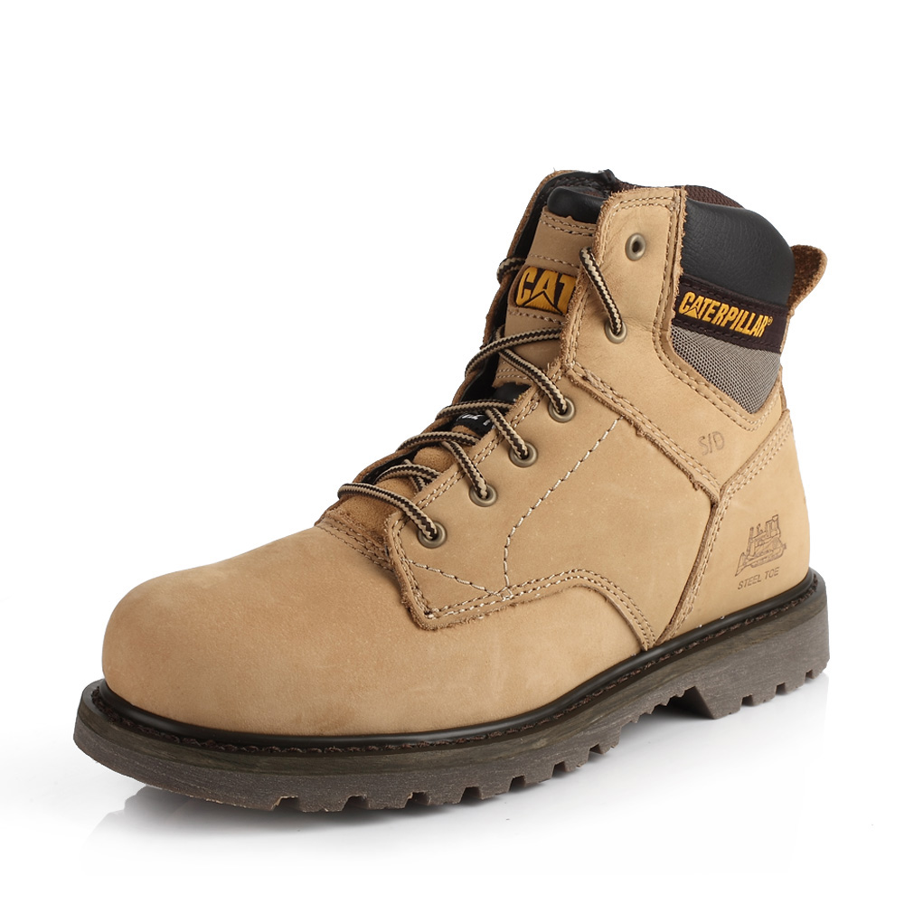 cat/卡特秋冬蜜黄色牛皮/合成革男装休闲鞋工业装备(industrial)cat