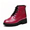 CAT卡特 专柜同款 女子玫红色牛皮革/牛剖层革休闲鞋P308845F3HDR48