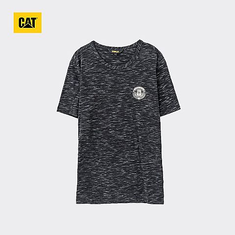 CAT/卡特春夏款男装深黑短袖T恤CH3MTSST128A09